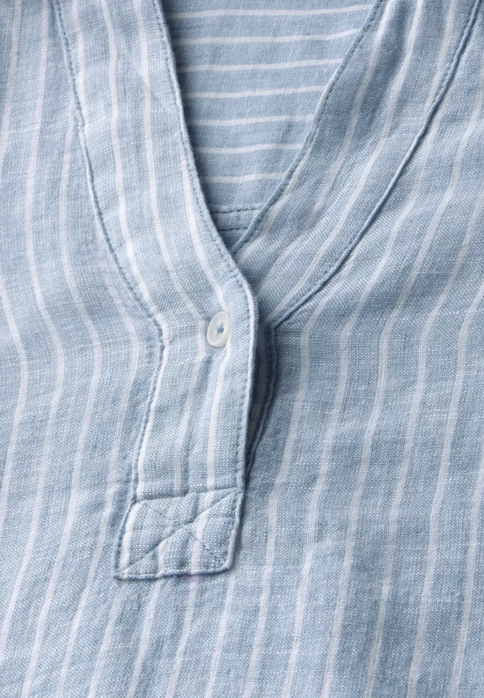 Gestreifte Leinenbluse