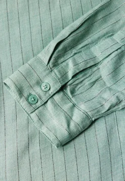 Gestreifte Melange-Bluse