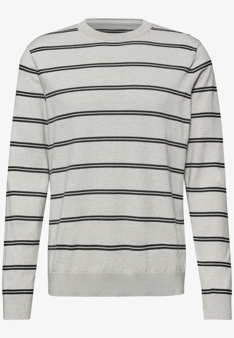 Gestreifter Basic Pullover