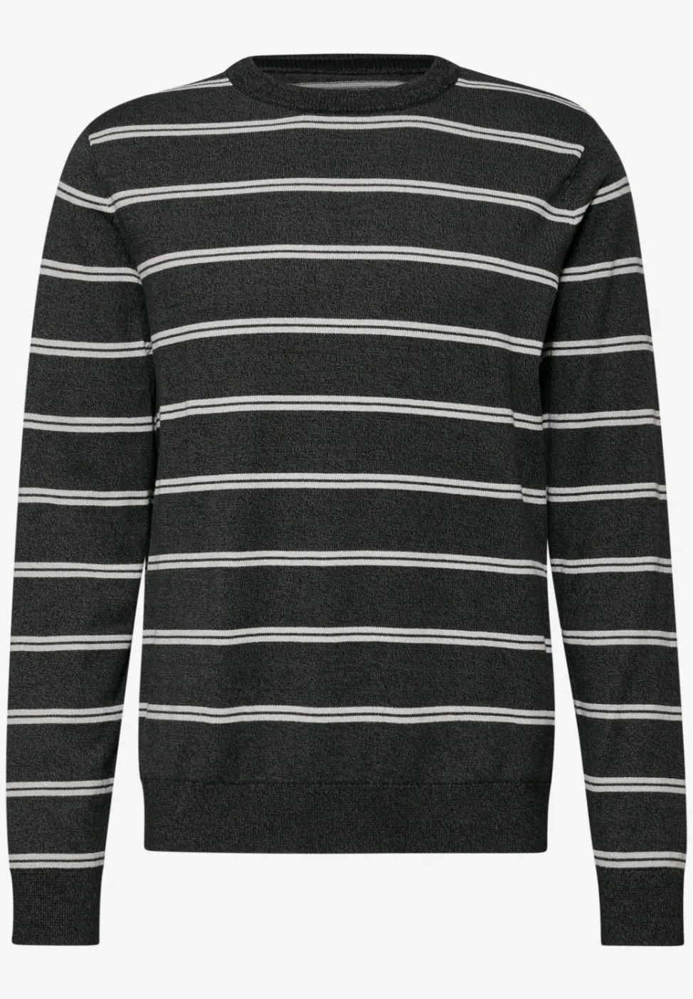 Gestreifter Basic Pullover