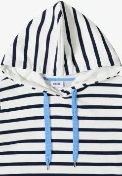 Gestreifter Hoodie