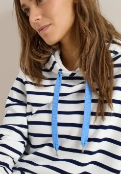 Gestreifter Hoodie
