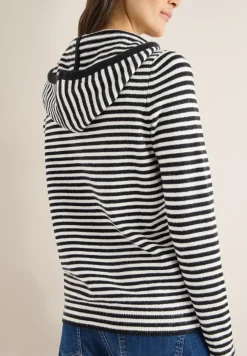 Gestreifter Kapuzenpullover