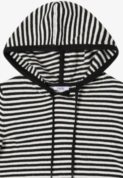 Gestreifter Kapuzenpullover