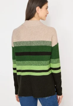 Gestreifter Mouliné Pullover