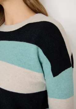 Gestreifter Pullover