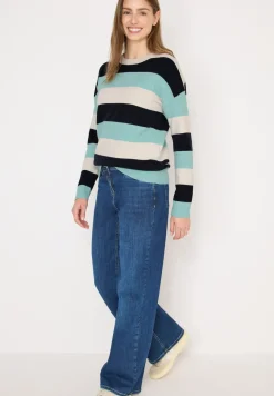Gestreifter Pullover
