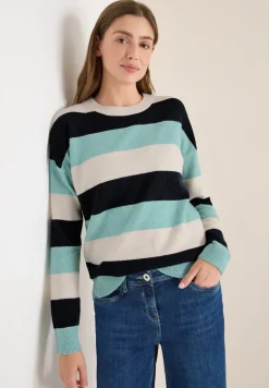 Gestreifter Pullover