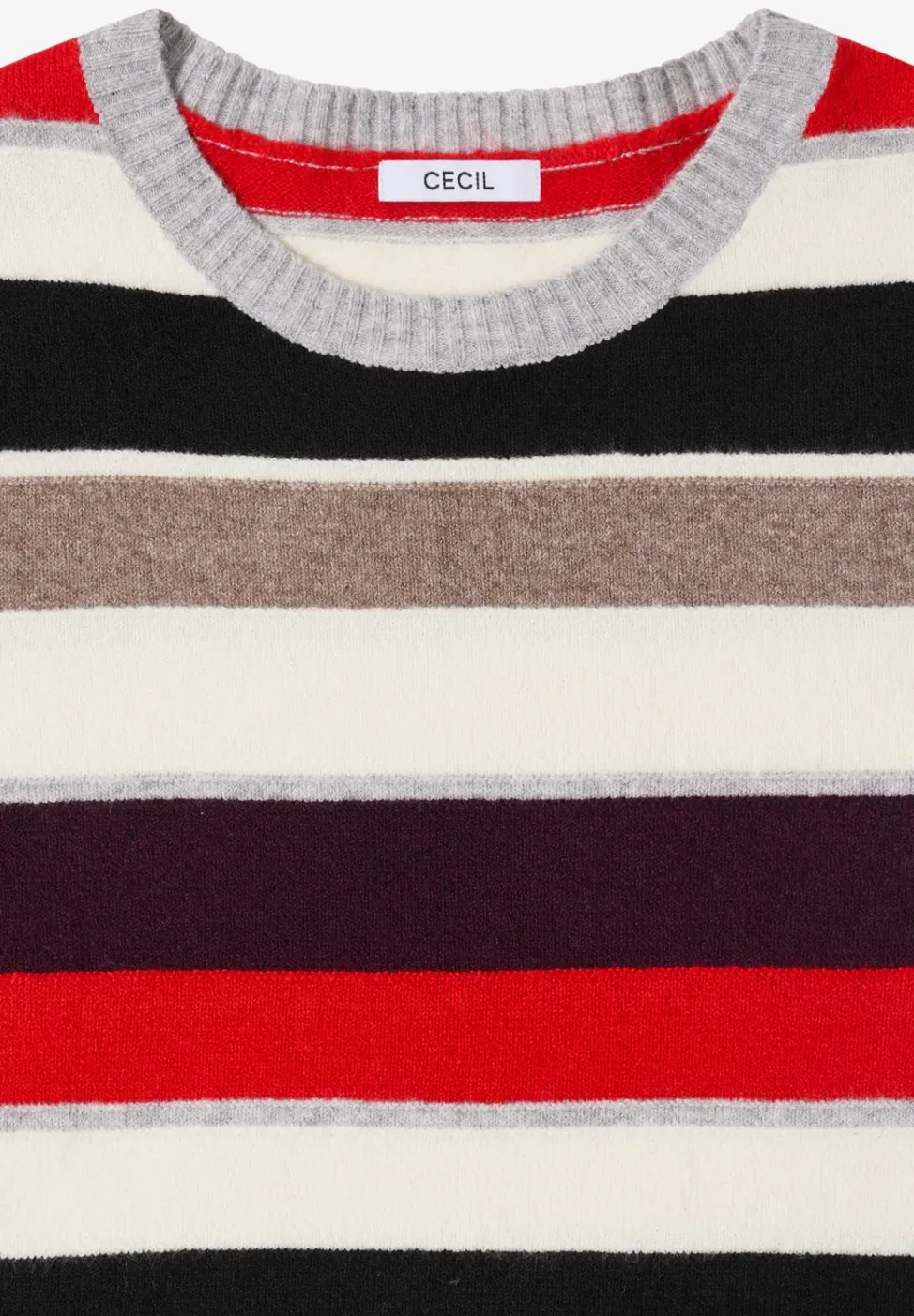 Gestreifter Pullover