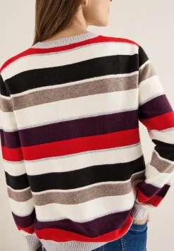 Gestreifter Pullover