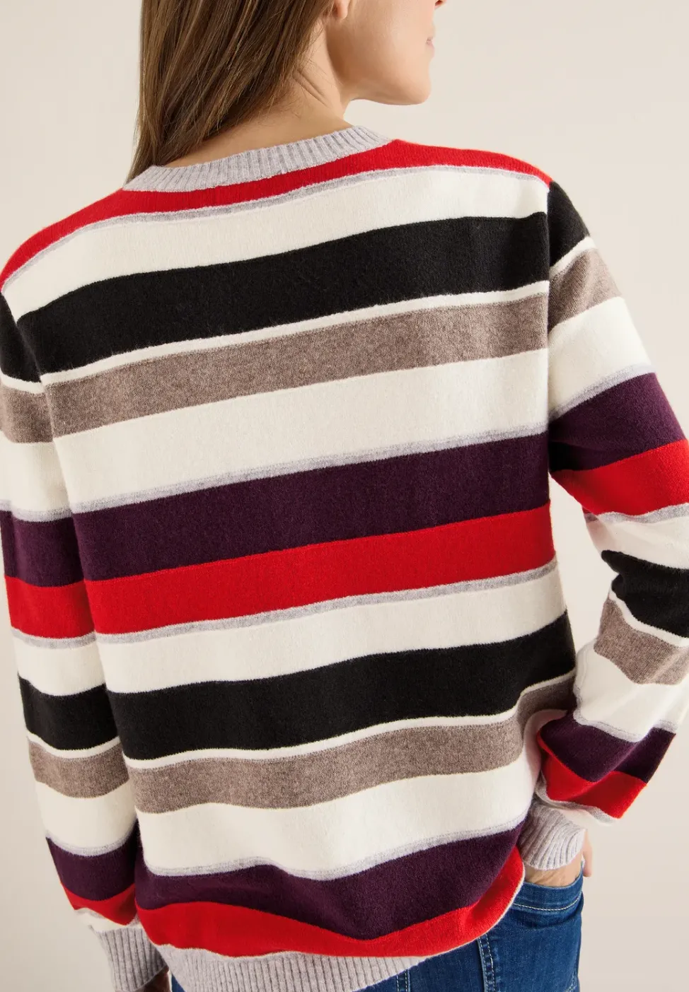 Gestreifter Pullover