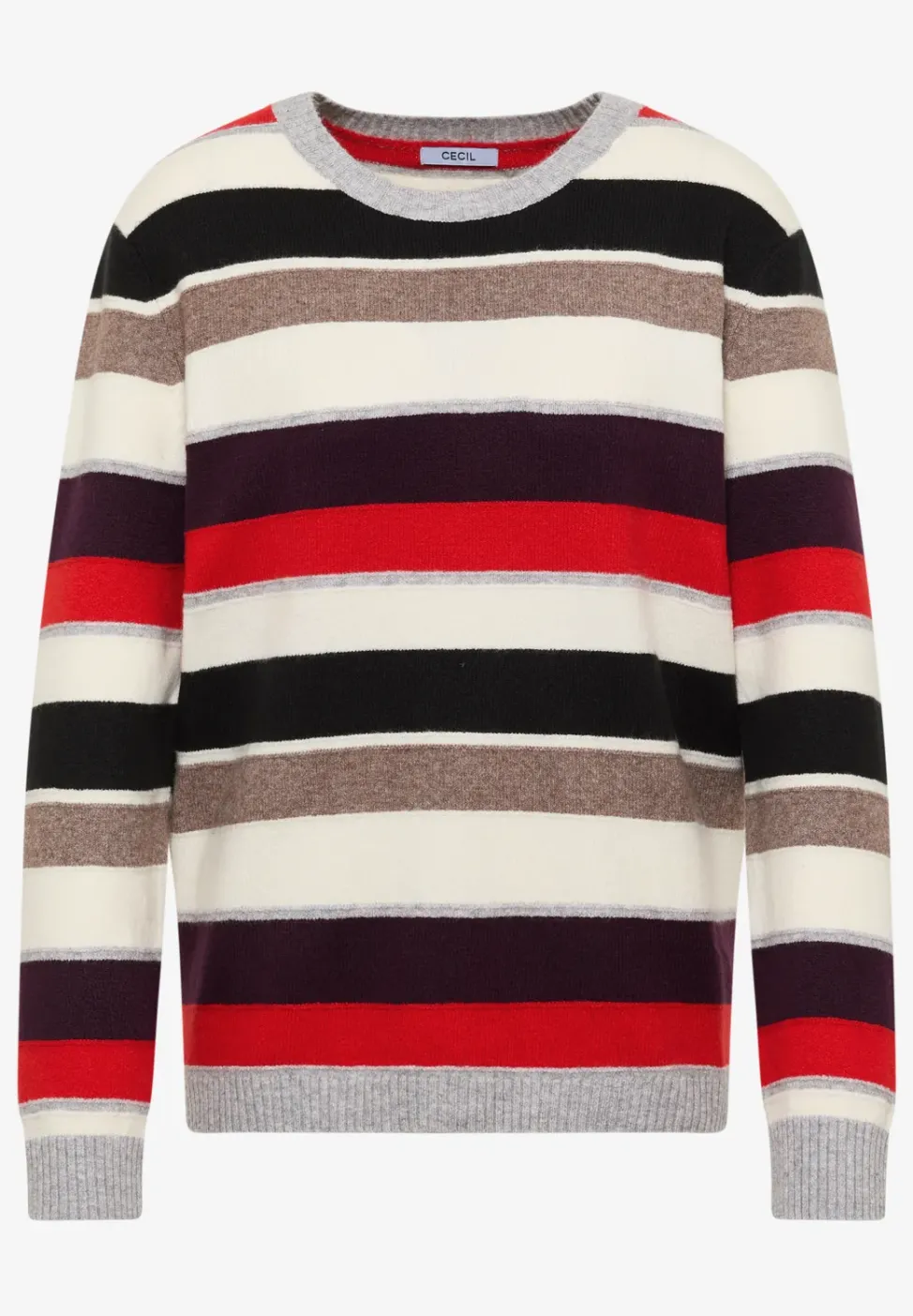 Gestreifter Pullover