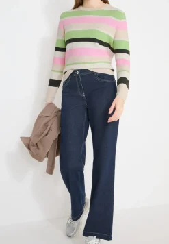 Gestreifter Pullover