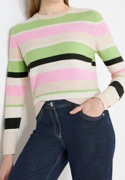 Gestreifter Pullover