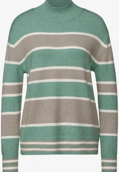 Gestreifter Pullover