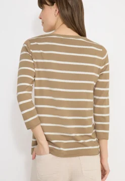 Gestreifter Pullover