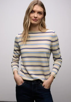Gestreifter Pullover