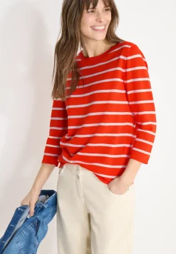Gestreifter Pullover