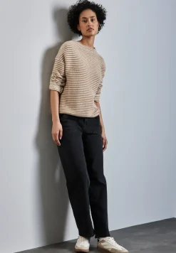Gestreifter Cosy Pullover
