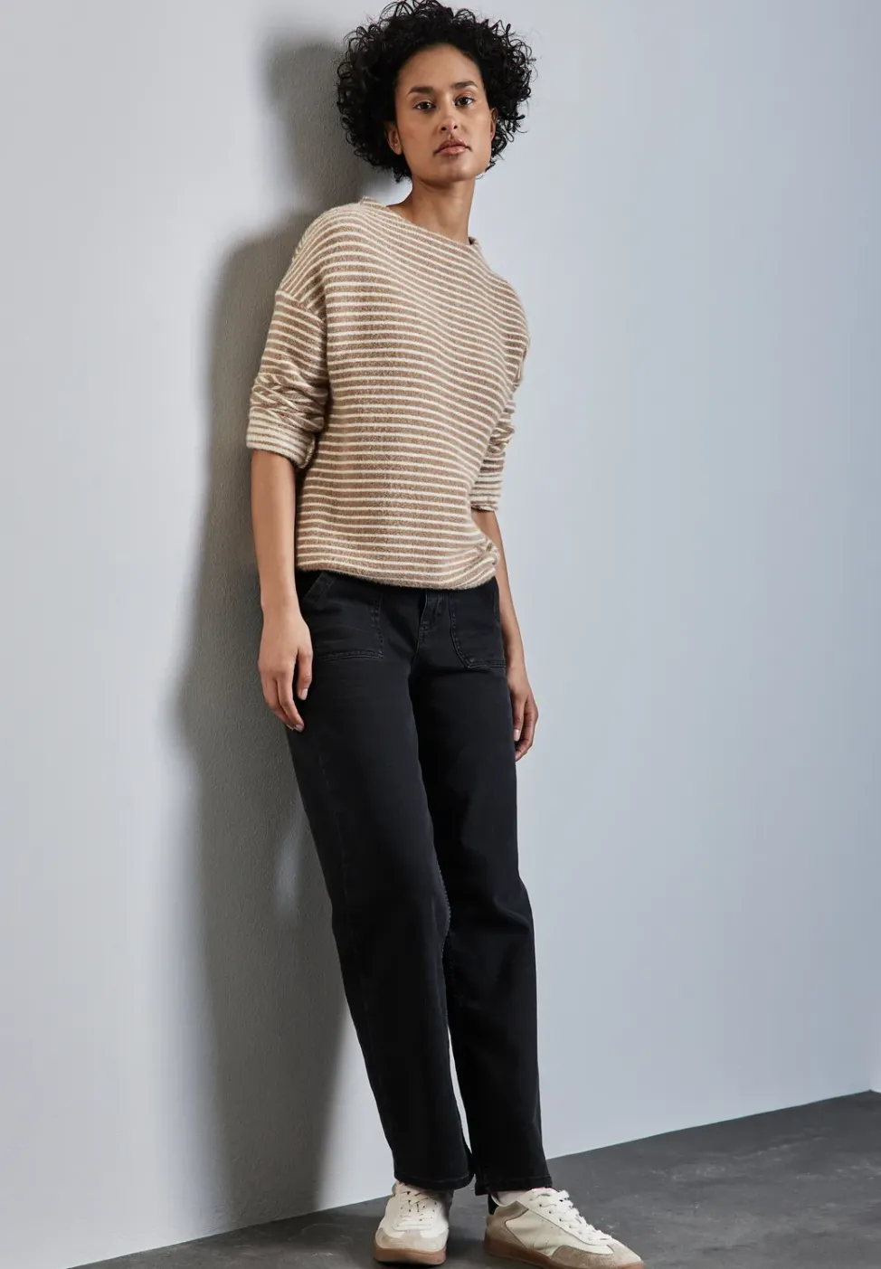 Gestreifter Cosy Pullover