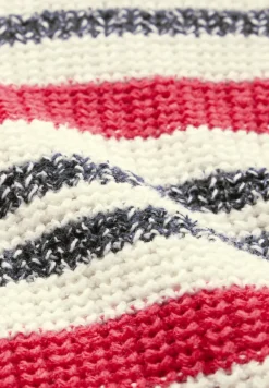 Gestreifter Mouliné Pullover