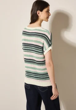 Gestreifter Pullover