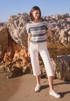 Gestreifter Pullover