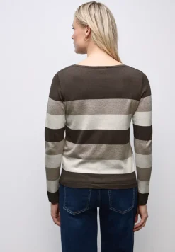 Gestreifter Pullover