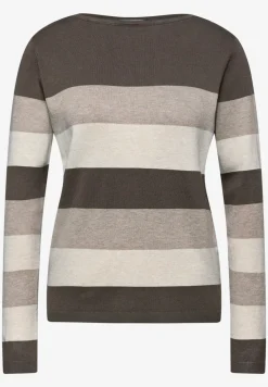 Gestreifter Pullover