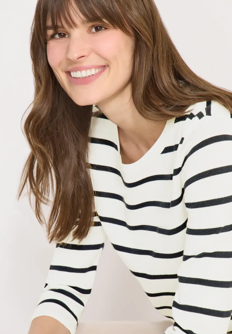 Gestreifter Pullover