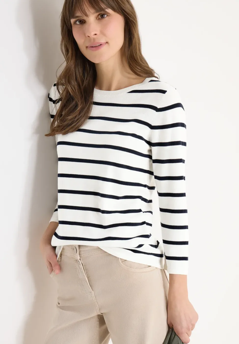 Gestreifter Pullover