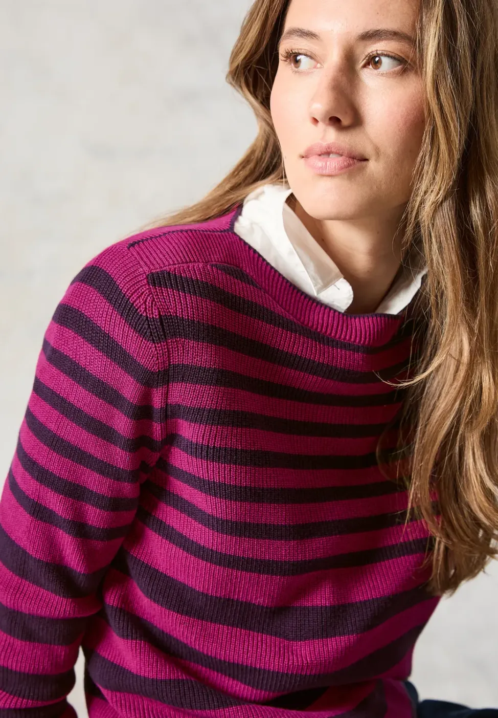 Gestreifter Pullover