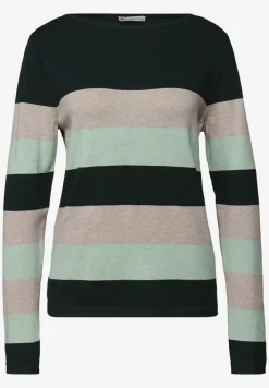Gestreifter Pullover