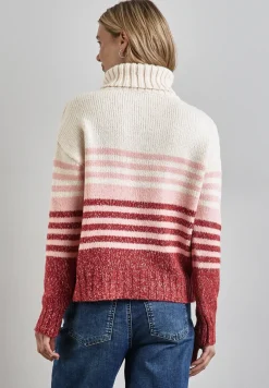 Gestreifter Strickpullover