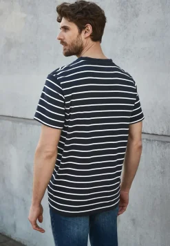 Gestreiftes Henleyshirt