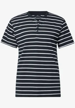 Gestreiftes Henleyshirt