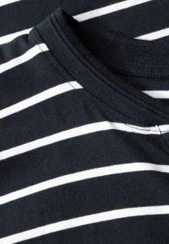Gestreiftes Henleyshirt