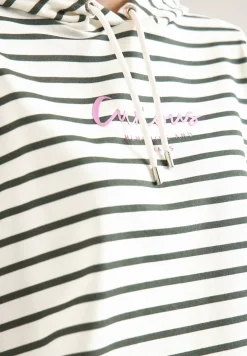 Gestreiftes Hoodie Shirt
