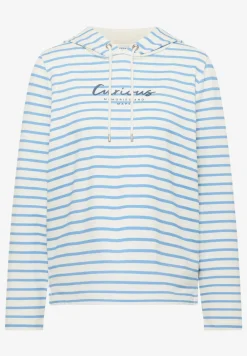 Gestreiftes Hoodie Shirt