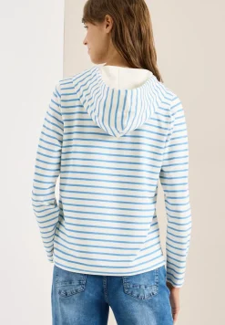 Gestreiftes Hoodie Shirt