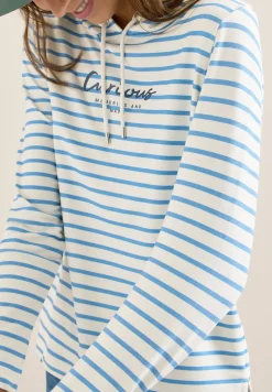 Gestreiftes Hoodie Shirt
