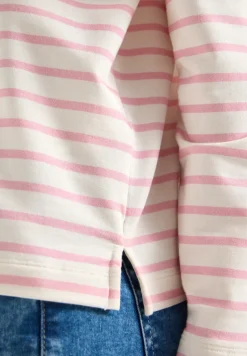Gestreiftes Hoodie Shirt
