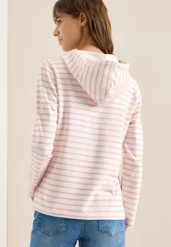 Gestreiftes Hoodie Shirt