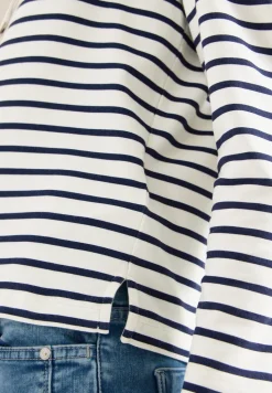 Gestreiftes Hoodie Shirt