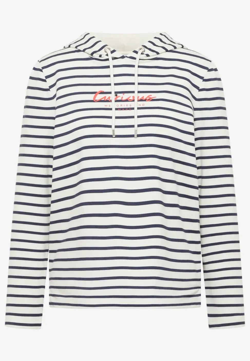 Gestreiftes Hoodie Shirt
