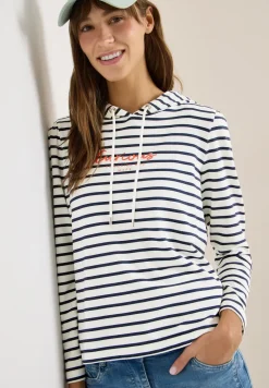 Gestreiftes Hoodie Shirt