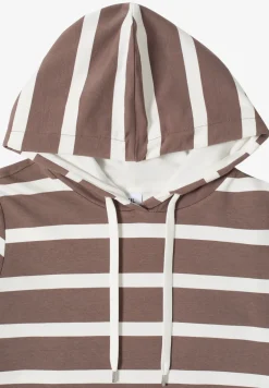 Gestreiftes Hoodieshirt