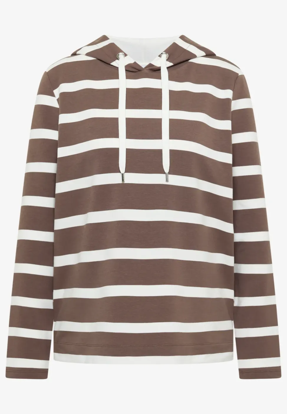 Gestreiftes Hoodieshirt