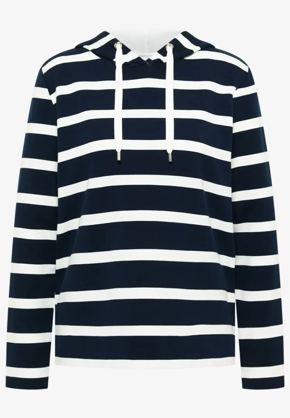 Gestreiftes Hoodieshirt