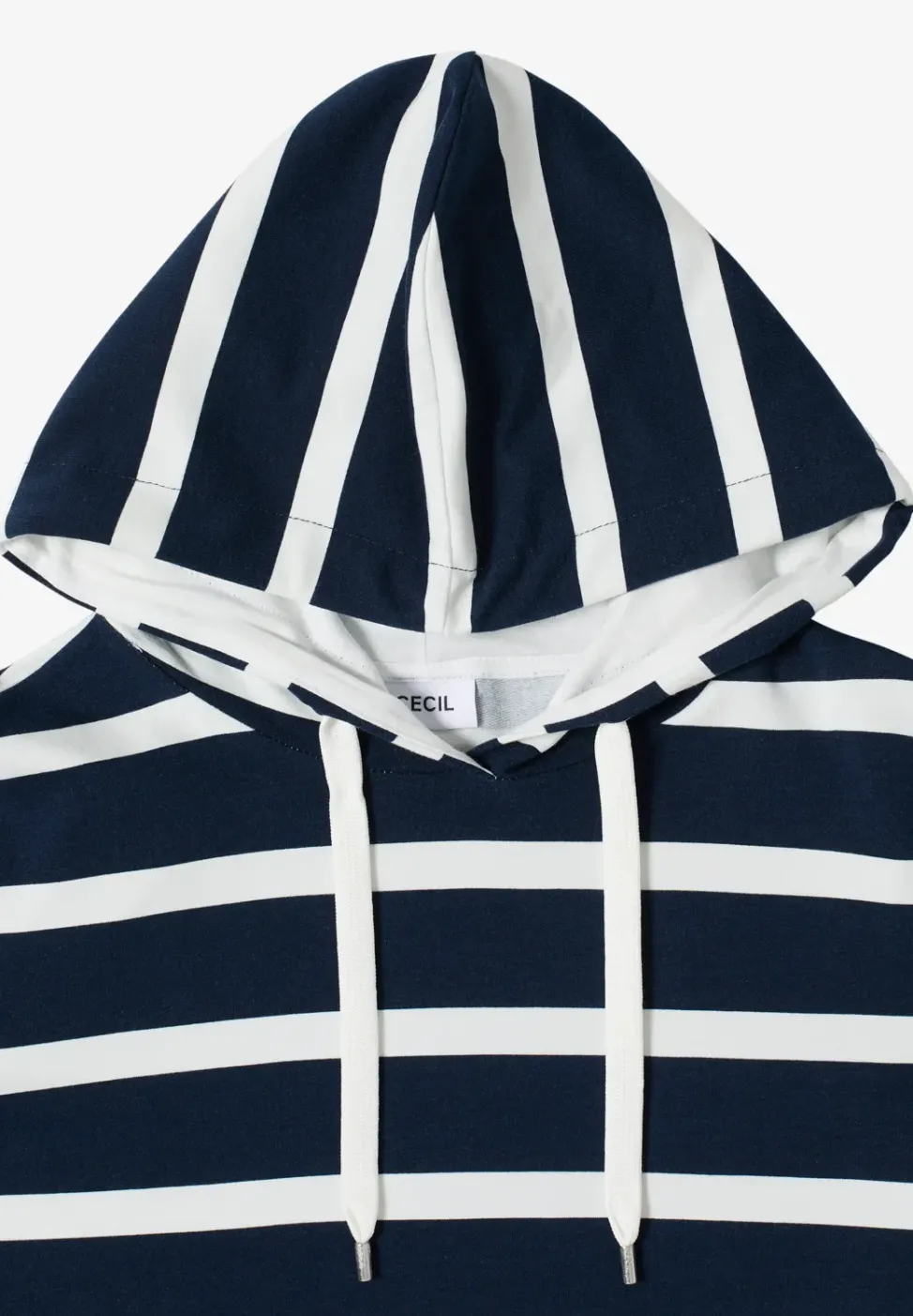 Gestreiftes Hoodieshirt